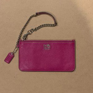 Coach Small Wristlet (Pink)